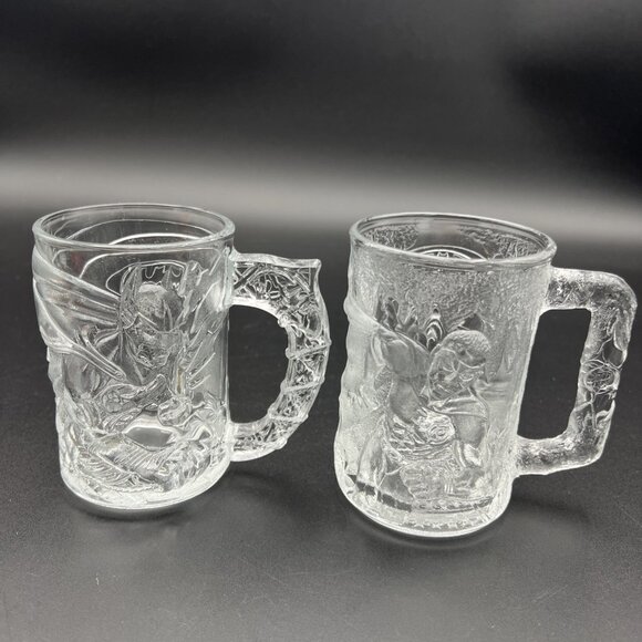 VINTAGE 1995 McDonald's Batman Forever Glasses Set of 4 Excellent Condition - Picture 3 of 16